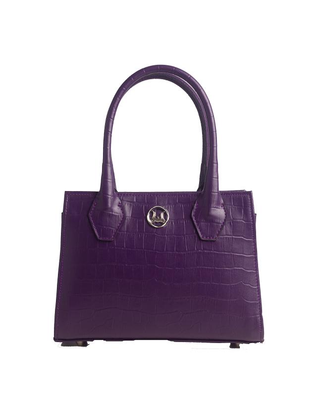 Montreal Mini: Purple Crocodile Print