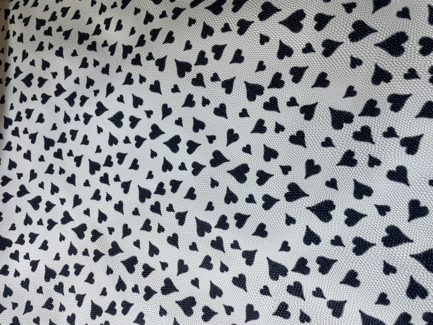 Multicolored White x Black Abstract Print Embossed on Cow Hides: MWBI001C