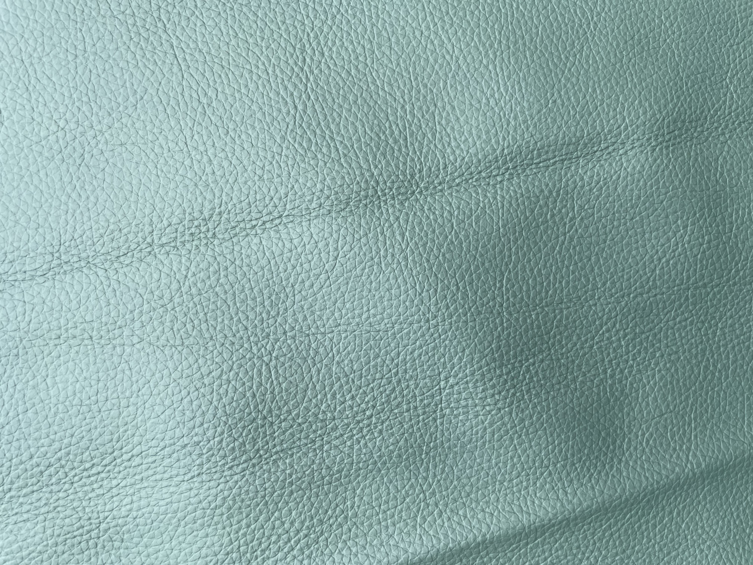 Green Pebbled Grain Print Embossed on Cow Hides: HS001C