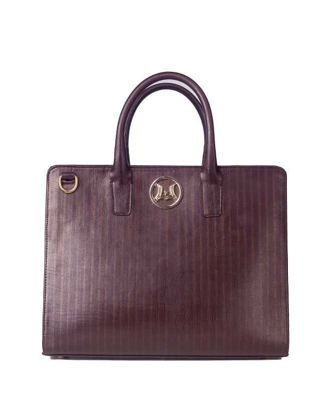 London: Dark Brown Abstract Print