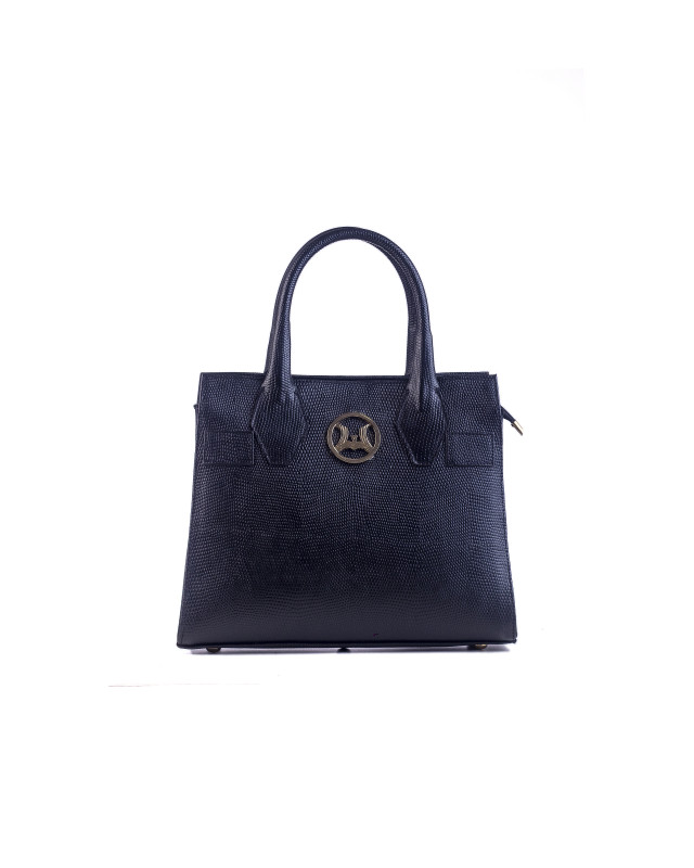 Montreal Midi: Black Reptilian Print