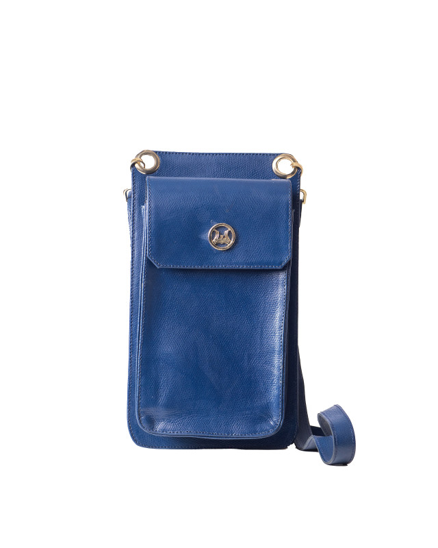 Cross Body Pouch: Blue