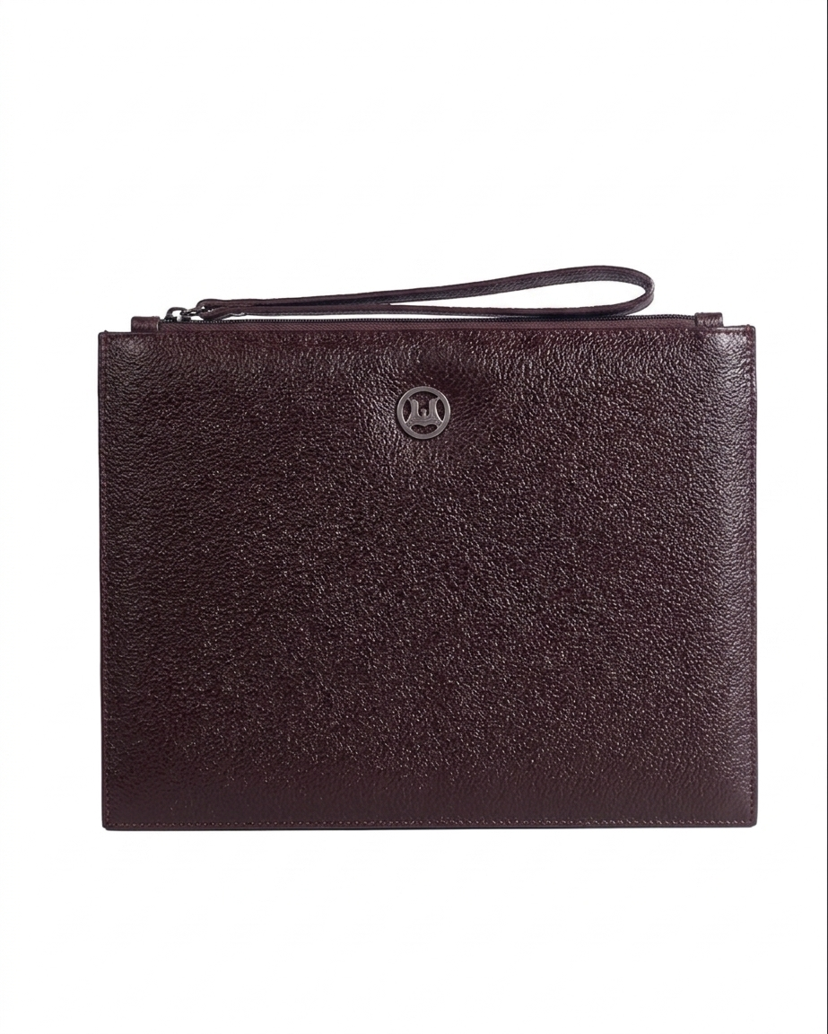Man Purse MIDI: Burgundy