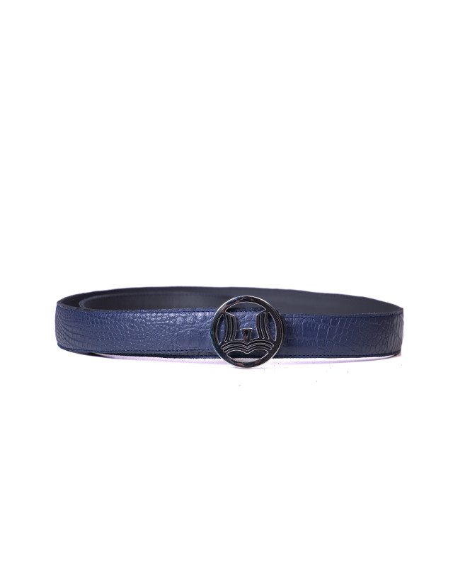 Classic Winston Logo Belt: Blue