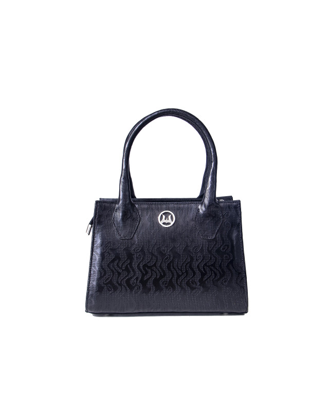 Montreal Mini: Black Wave Print