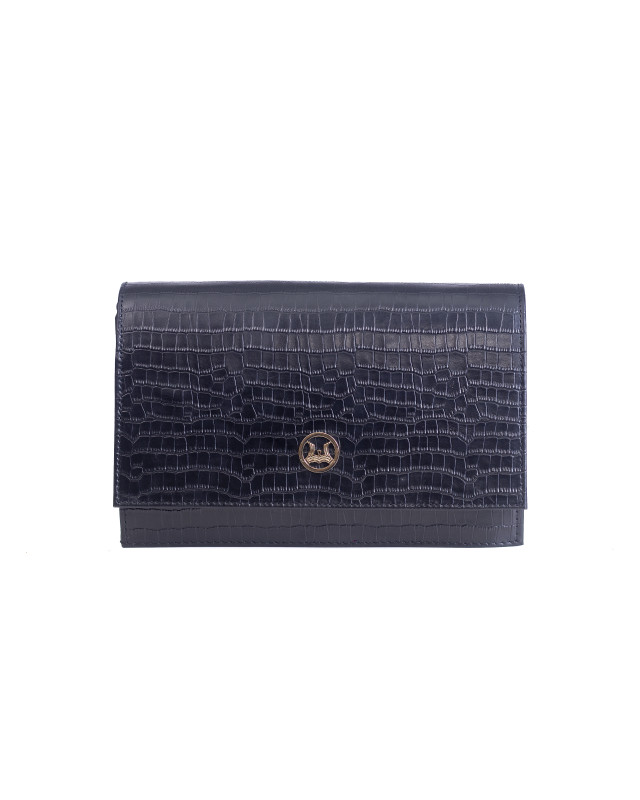 Dakar: Black Crocodile Print