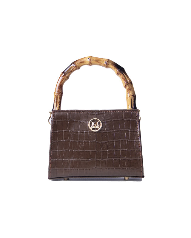 Shanghai Micro: Brown Alligator Print