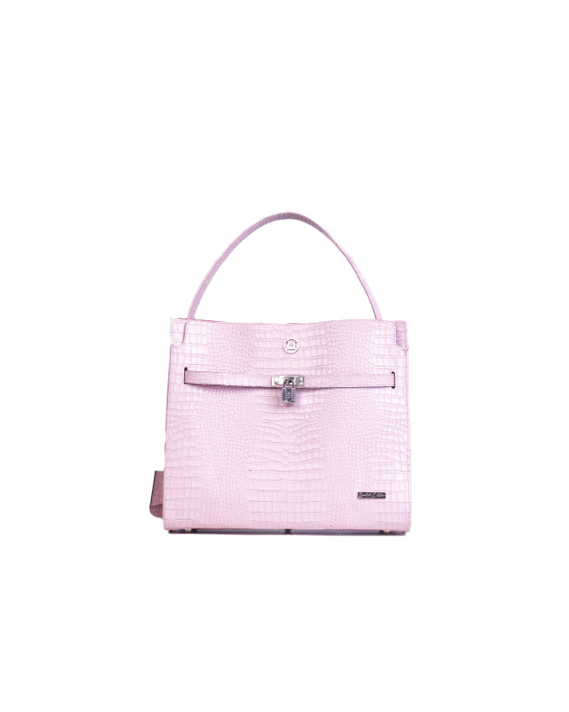 Venice Maxi: Limited Edition Baby Pink Crocodile Print