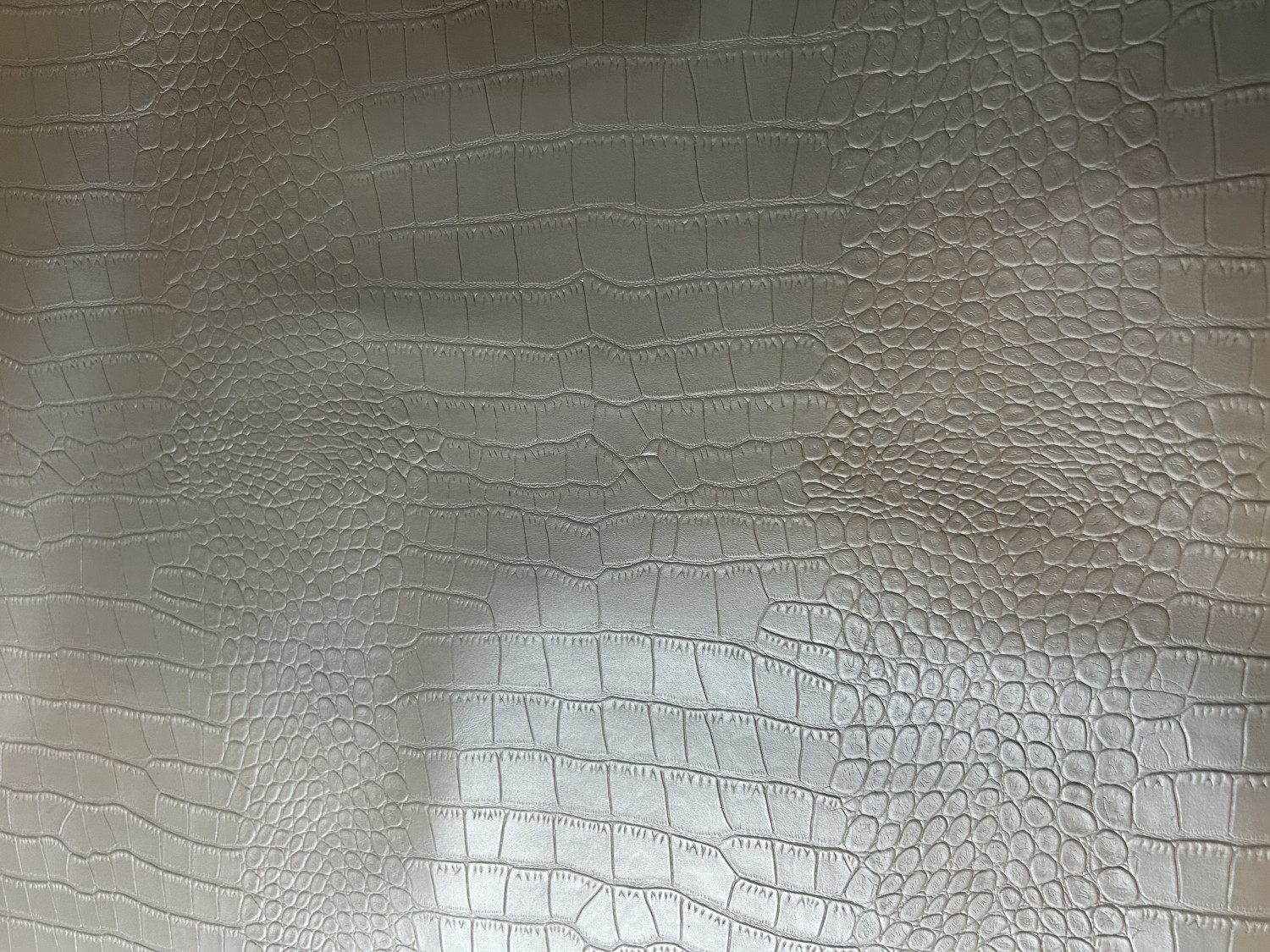 Gray Croc Belly Print Embossed on Cow Hides: HB002C