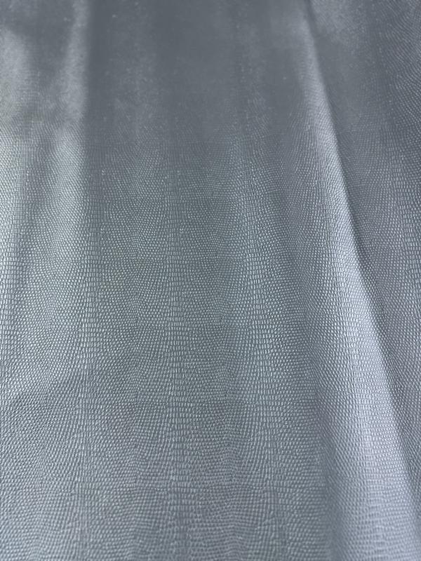Ash Reptilian Print Embossed on Cow Hides: FR001C