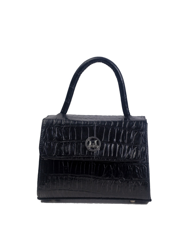 Tokyo Micro: Limited Edition Black Textured Crocodile Print II
