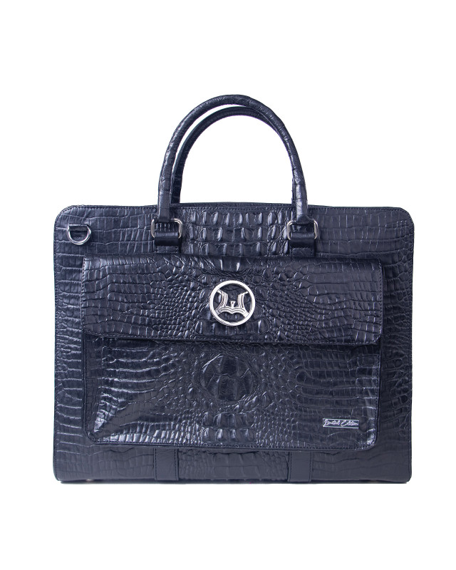 Work Case Escobar : Limited Edition Black Crocodile Print