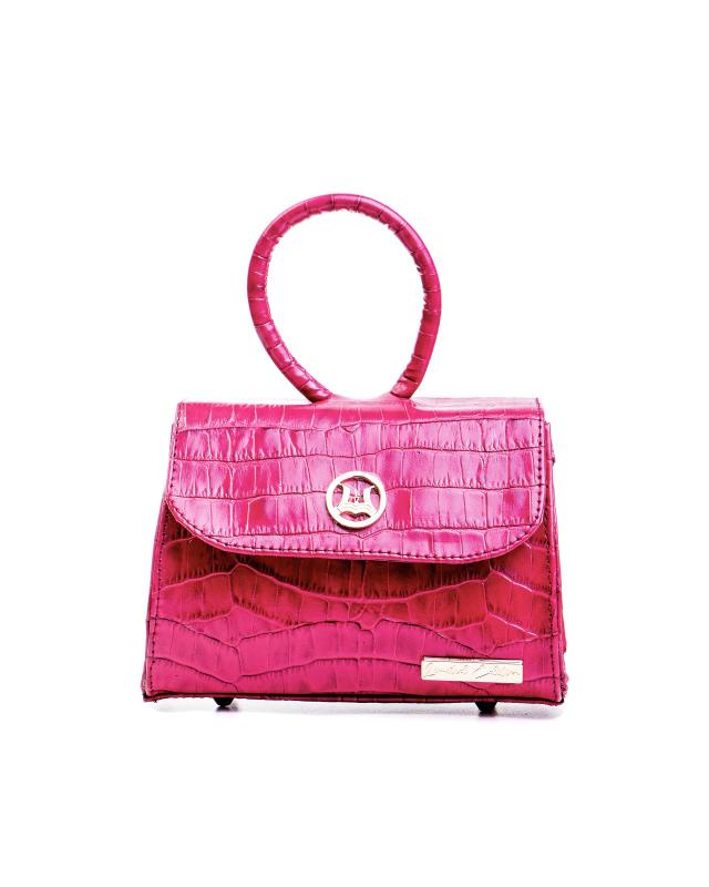 Monaco Micro(UK): Limited Edition Glossy Bubble Gum Crocodile Print