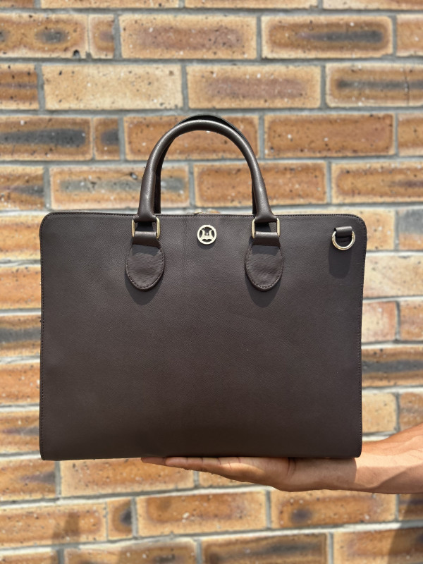 Satchel Work Case 5.0: Dark Brown