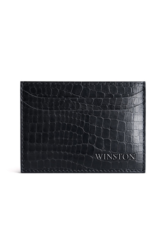 Cardholder: Black Scales Print