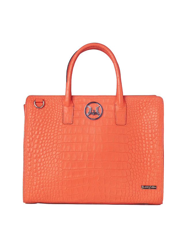 London: Limited Edition Peach Crocodile Print