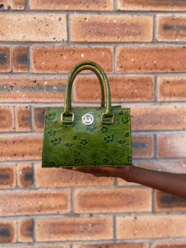 Lagos Mini: Forest Green Floral Print