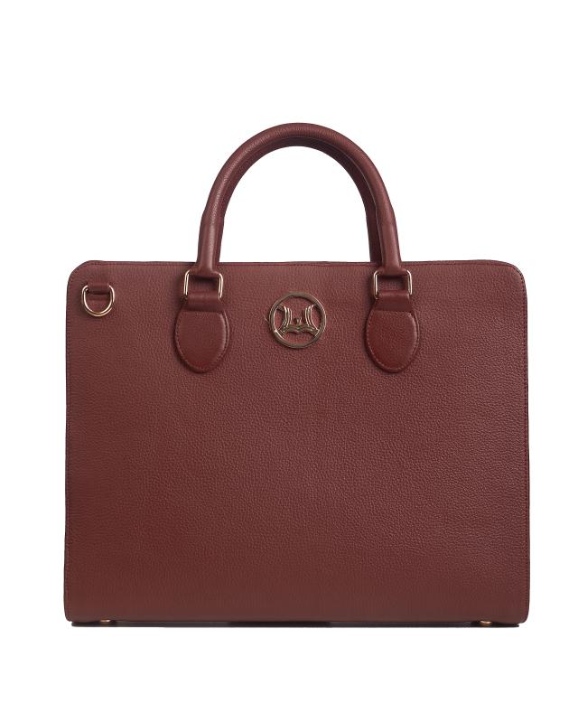 Satchel Work Case 5.0: Glossy Wine