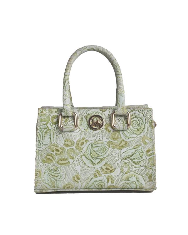 Lagos Mini: Lime Floral Print