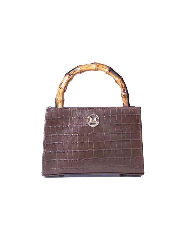 Shanghai Mini: Brown Alligator Print