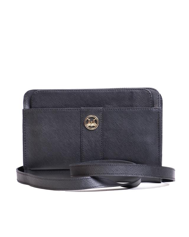 Messenger Bag 2.0 (US):  Black Saffiano Print