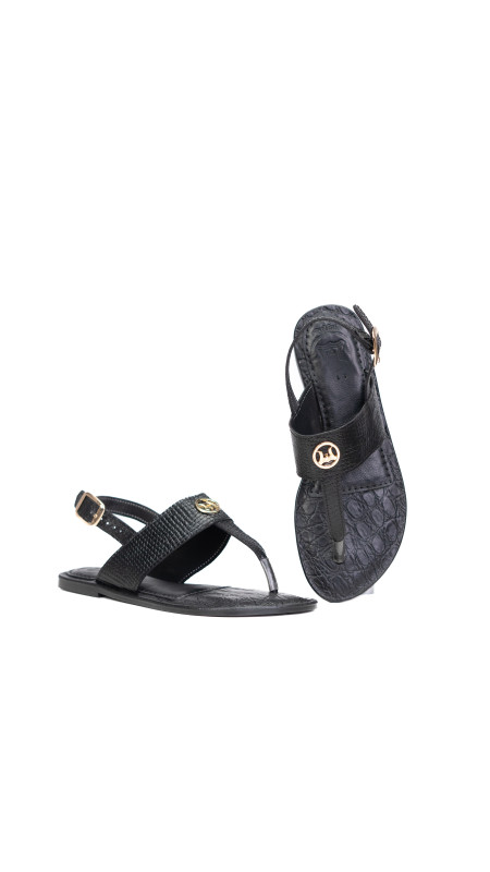 Ruby Sandals: Black