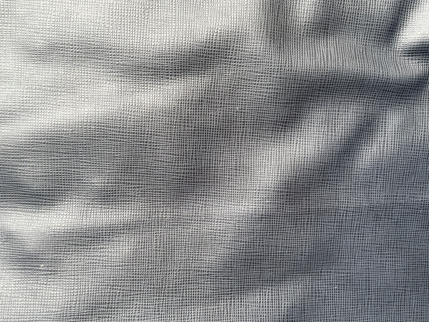 Blue Saffiano Print Embossed on Cow Hides: AD003C