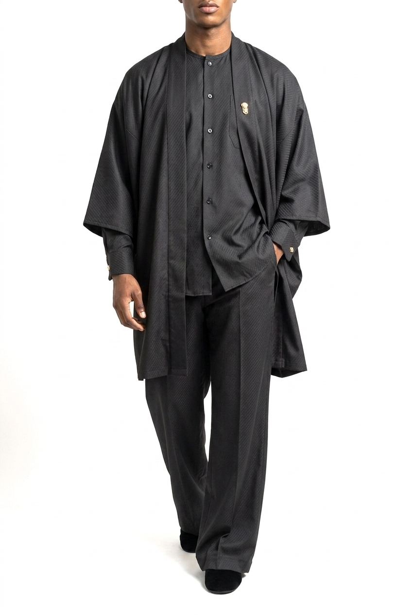 Kimono Set: Black