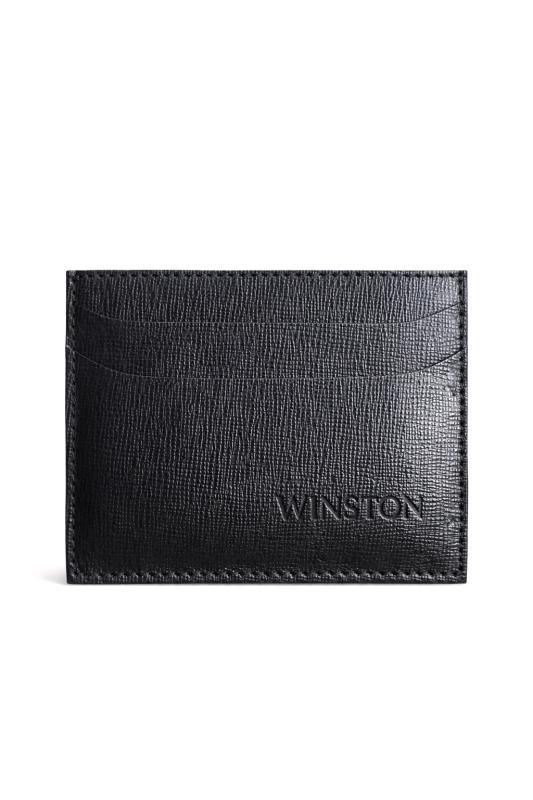 Cardholder: Black Abstract Print