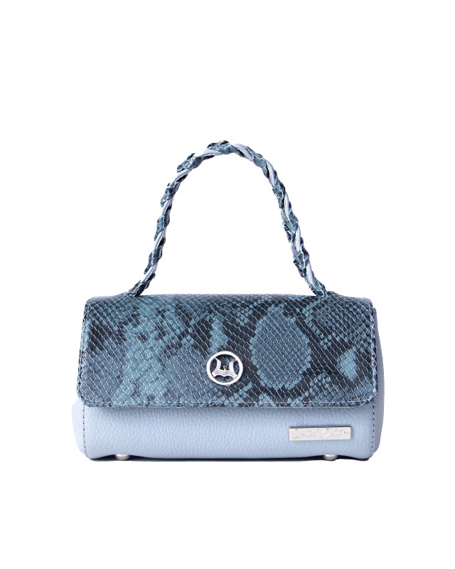 Milan Micro(UK): Limited Edition Blue and Grey Snake Print