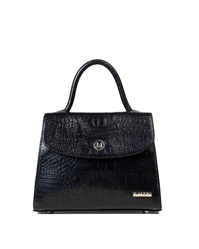 Paris Midi: Limited Edition Black Textured Crocodile Print