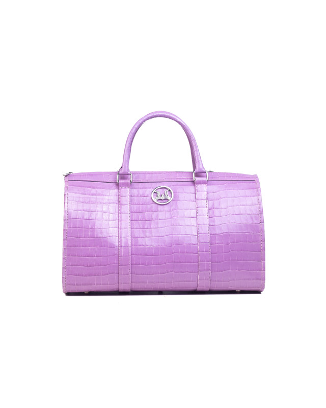 Duffle Bag 2.0 Mini: Lilac Crocodile Print