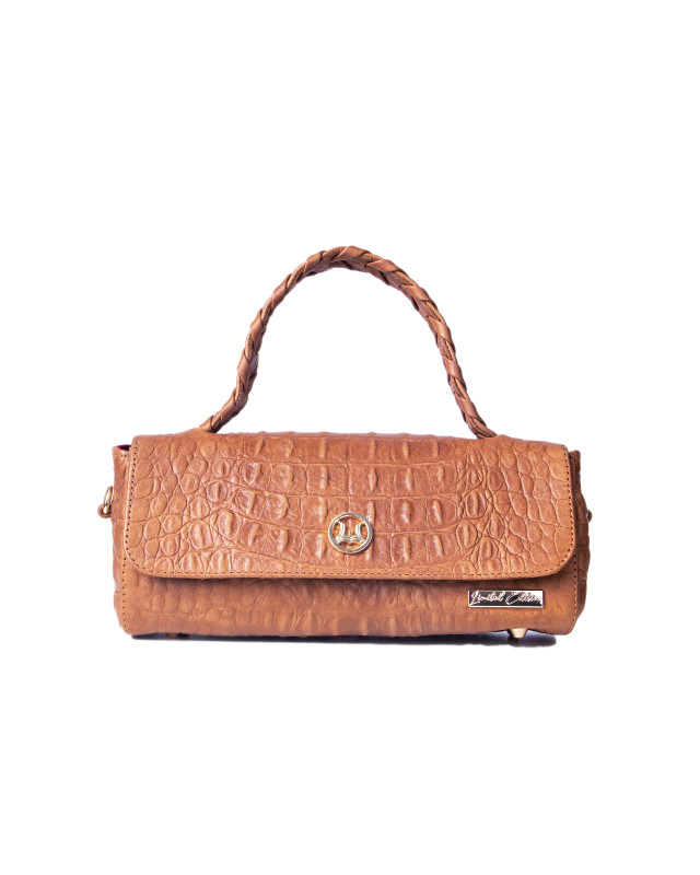 Milan Mini: Limited Edition Cinnamon Crocodile Print