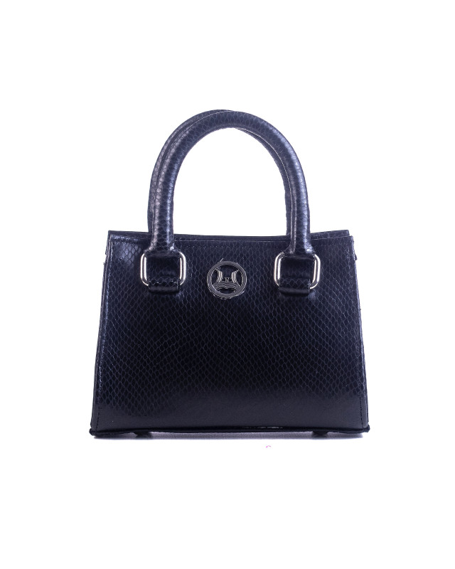 Lagos Micro: Black Reptilian Print