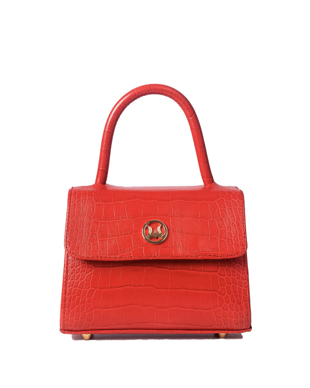 Tokyo Micro: Red Crocodile Print