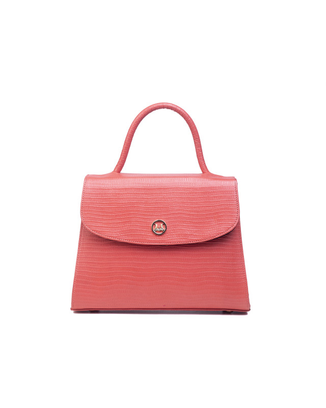Paris Midi: Peach Monitor Lizard Print