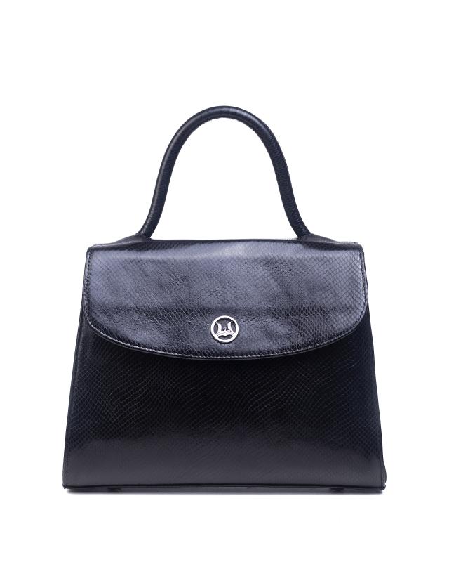Paris Midi(UK): Black Reptilian Print