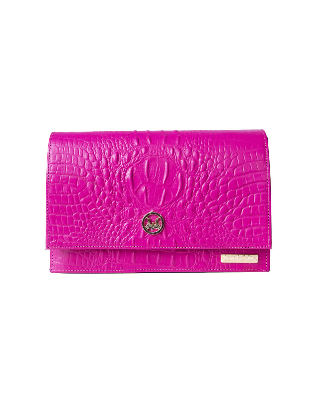 Dakar: Limited Edition Hot Pink Textured Crocodile Print