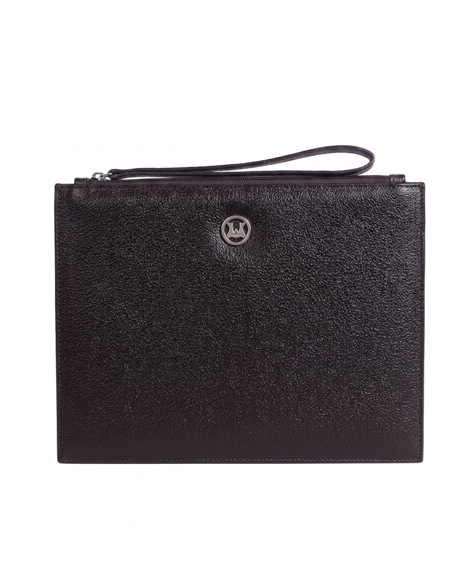 Man Purse MIDI: Dark Brown