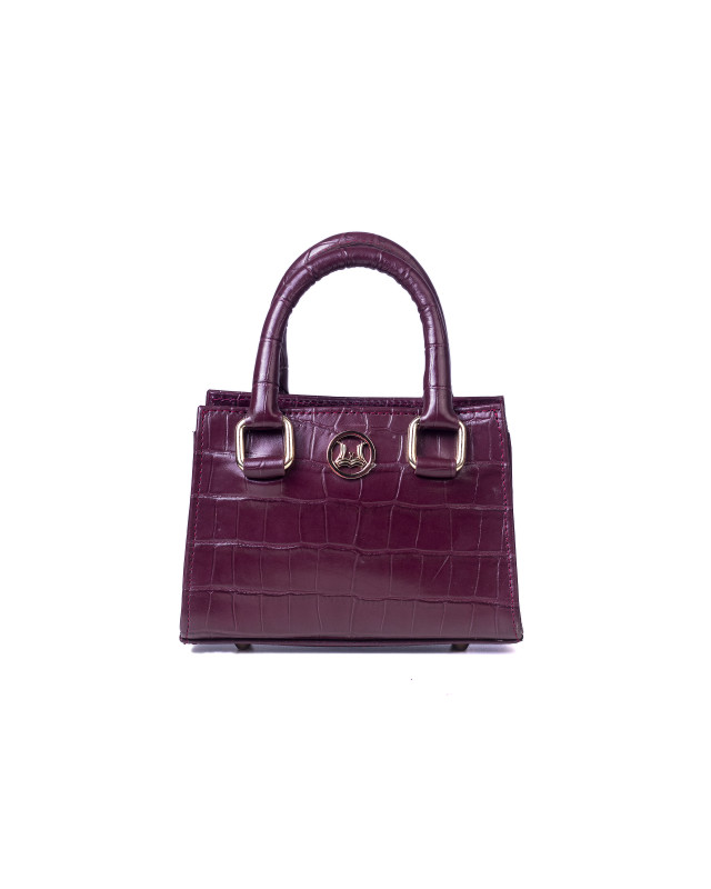 Lagos Micro: Grape Crocodile Print