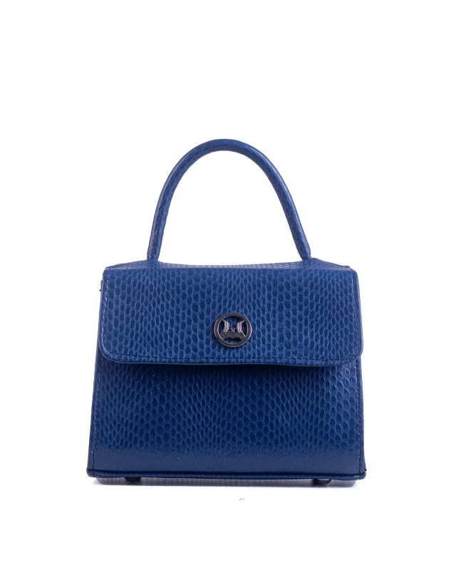 Tokyo Micro: Azure Blue Reptilian Print
