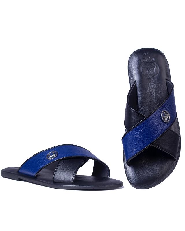 Ayatollah: Black and Blue Crocodile Print