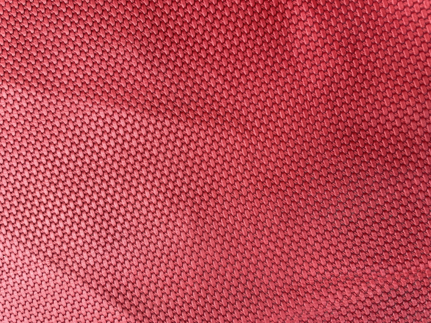 Red Basket Print Embossed on Cow Hides: RJ001C