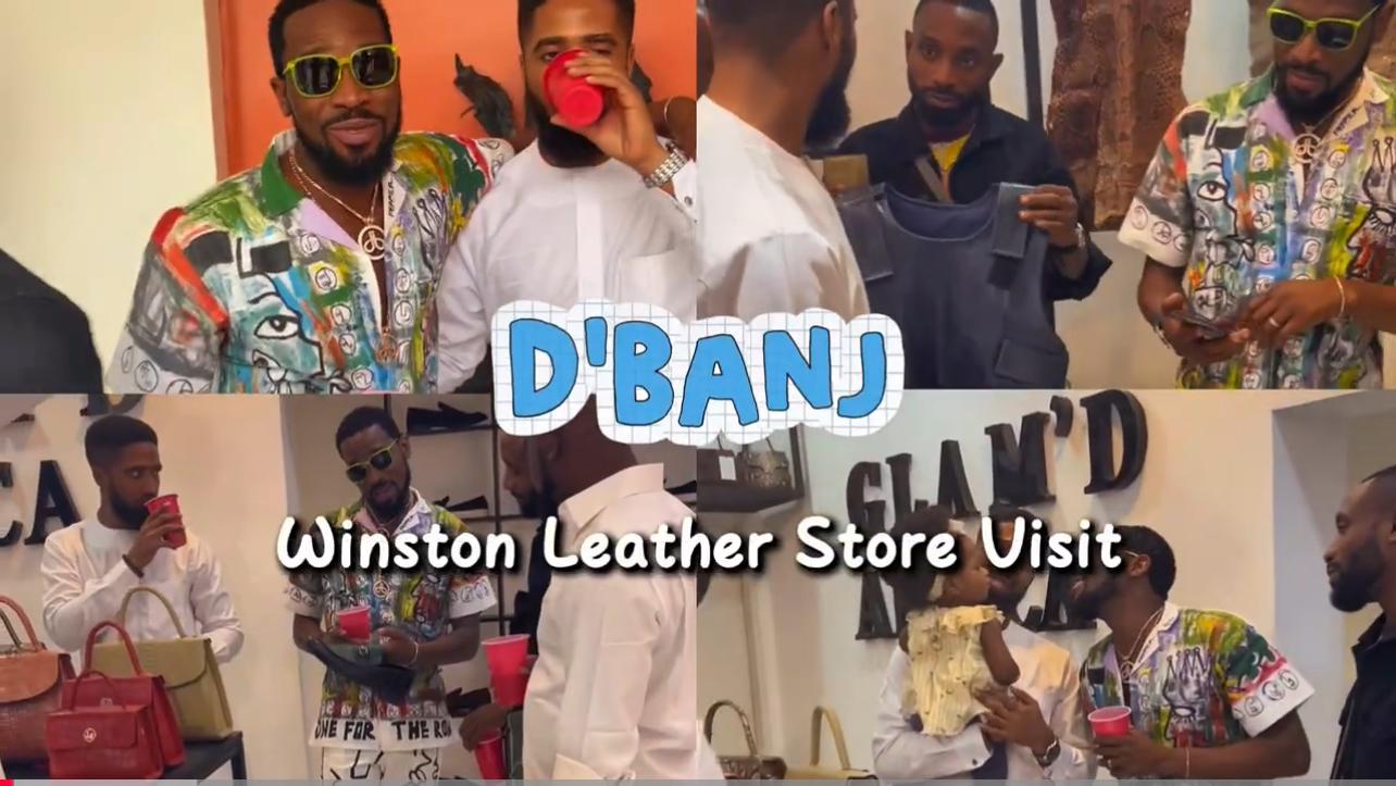 Dbanj Store Visit