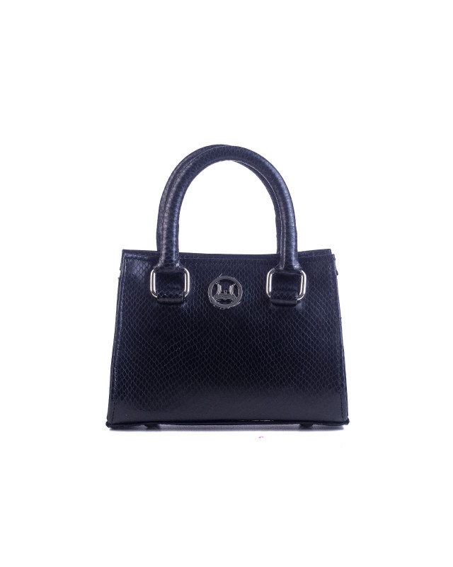 Lagos Micro: Black Reptilian Print