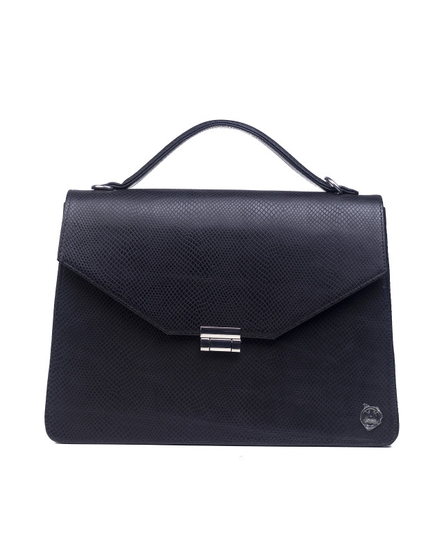 Her Work Case:  Black Reptilian Print