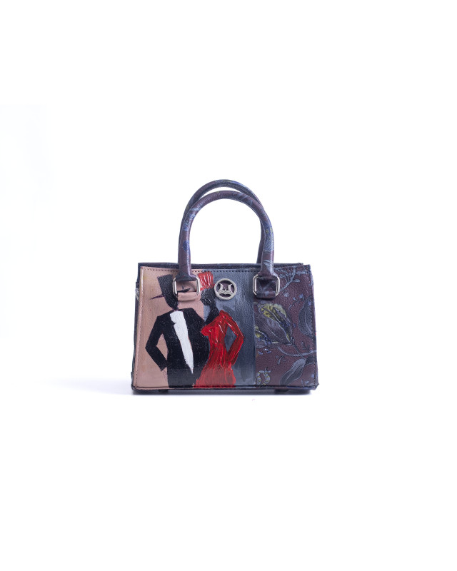 Lagos Mini: Grape Multicolor Floral Print Meets Art #1