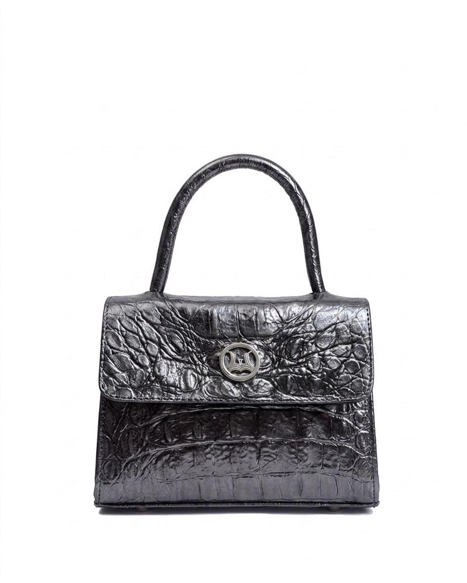 Tokyo Micro: Metallic Ash Textured Print