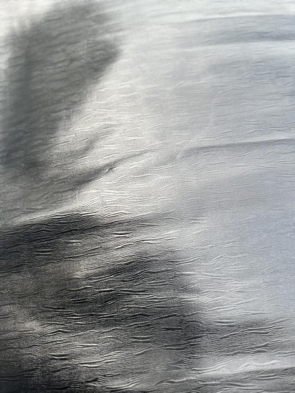 Black Abstract Print Embossed on Calf Hides :BI008CA