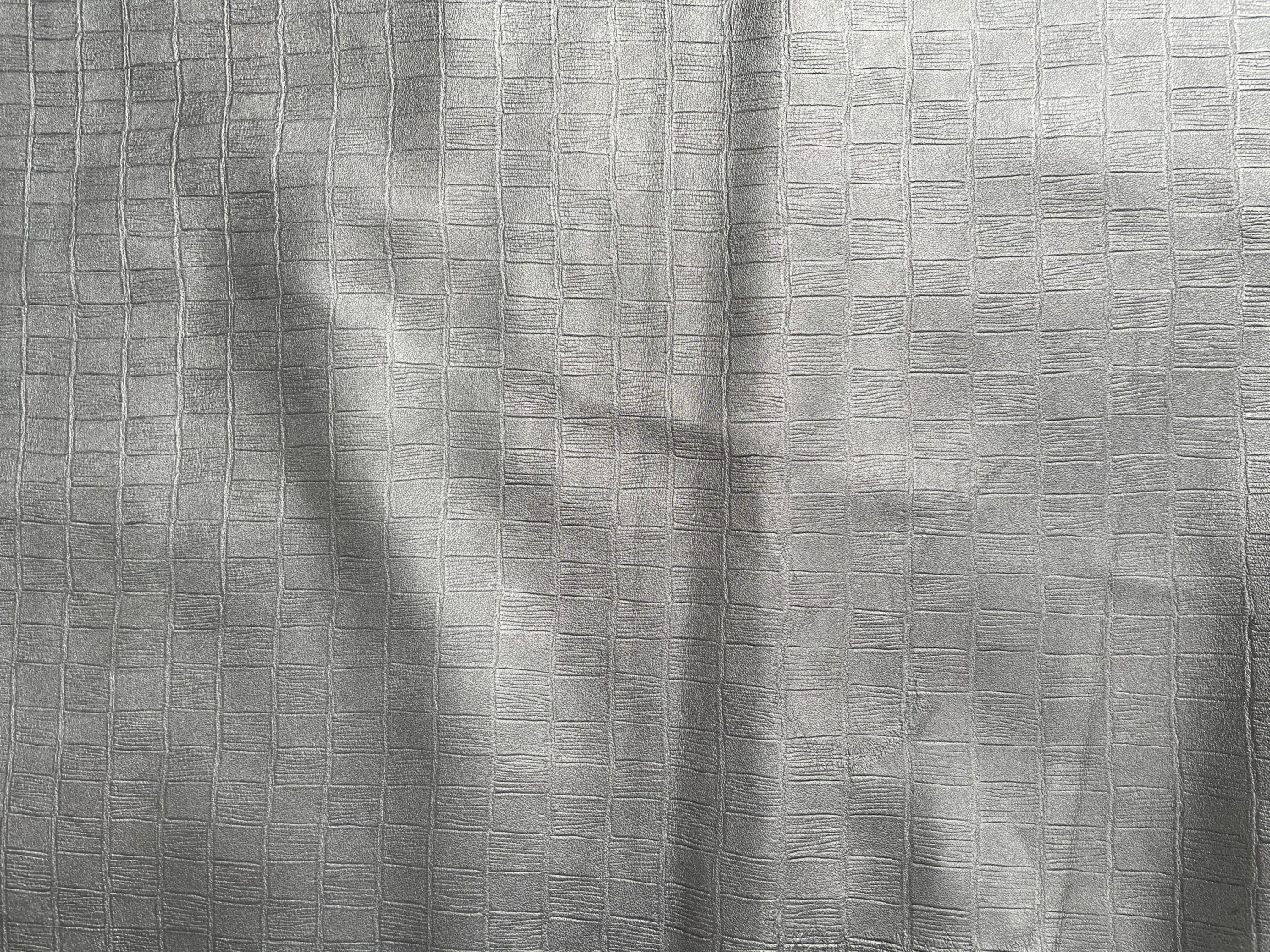 Black Abstract Print Embossed on Calf Hides: BI012CA